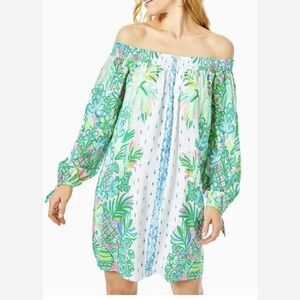 Lilly Pulitzer Maryellen Resort White Coconut Row Dress Size Small